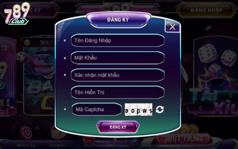 Đăng ký 789Club siêu nhanh và đơn giản