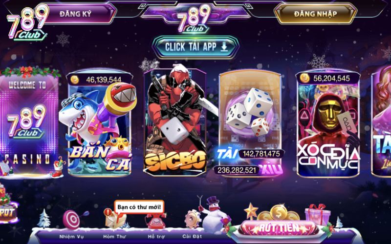 Giao diện 789Club đẹp mê ly
